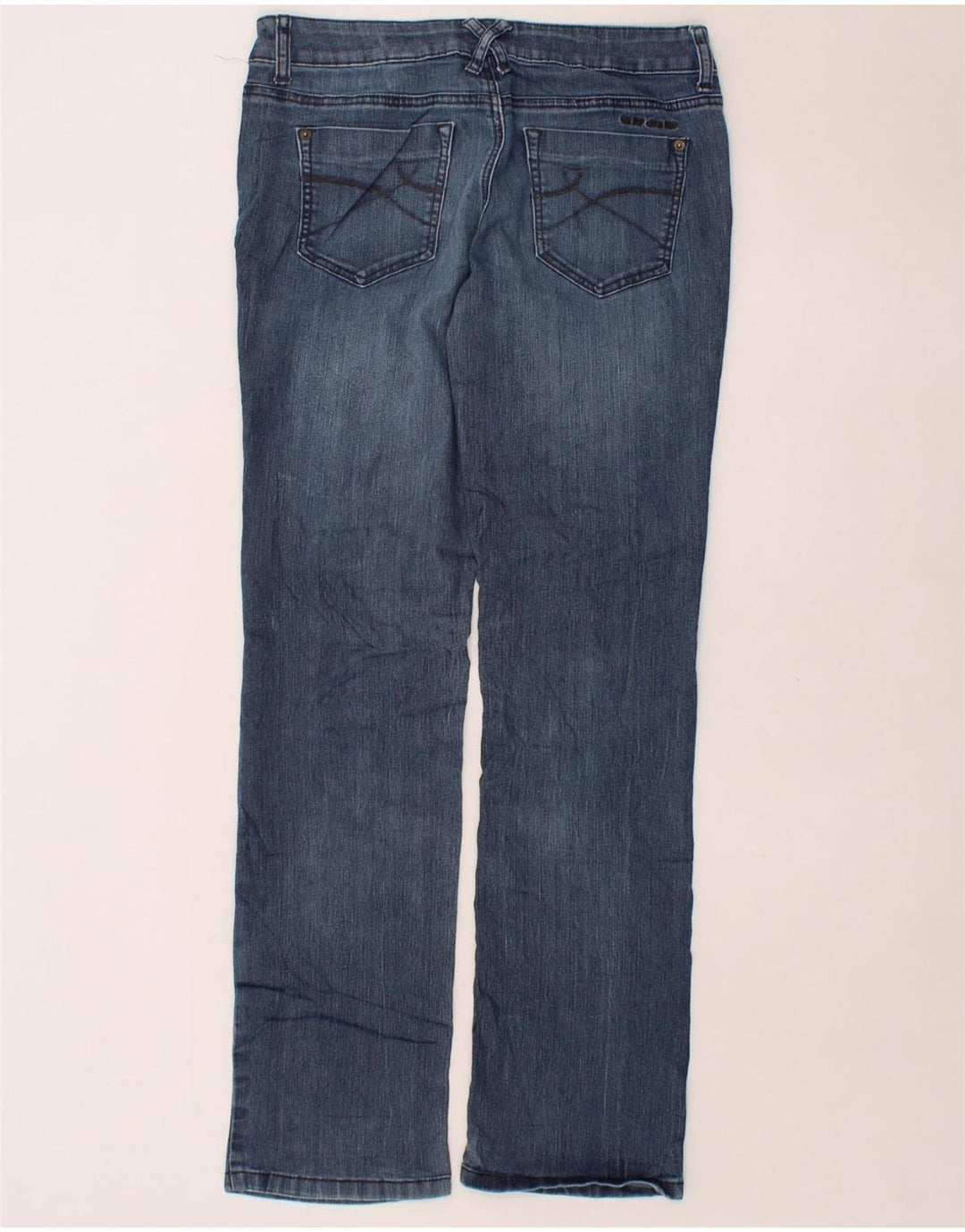 DKNY Womens Straight Jeans US 8 Medium W30 L31 Blue Cotton Vintage Dkny and Second-Hand Dkny from Messina Hembry 