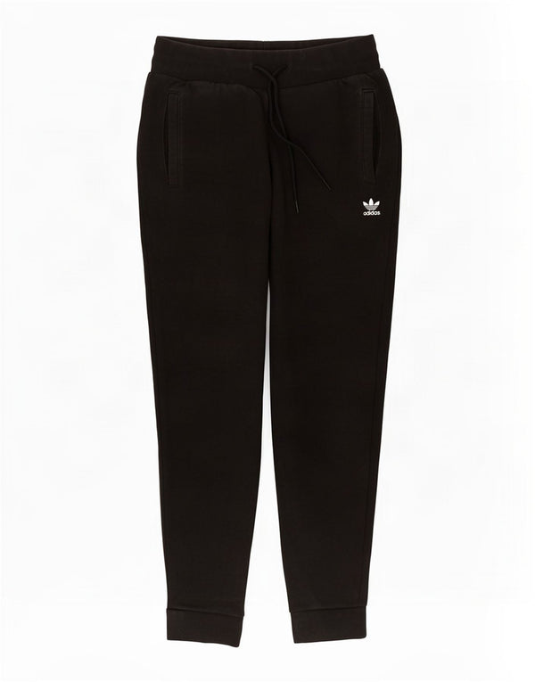 Adidas Pantalon de survêtement pour femme Joggers UK 8 Small Noir Coton