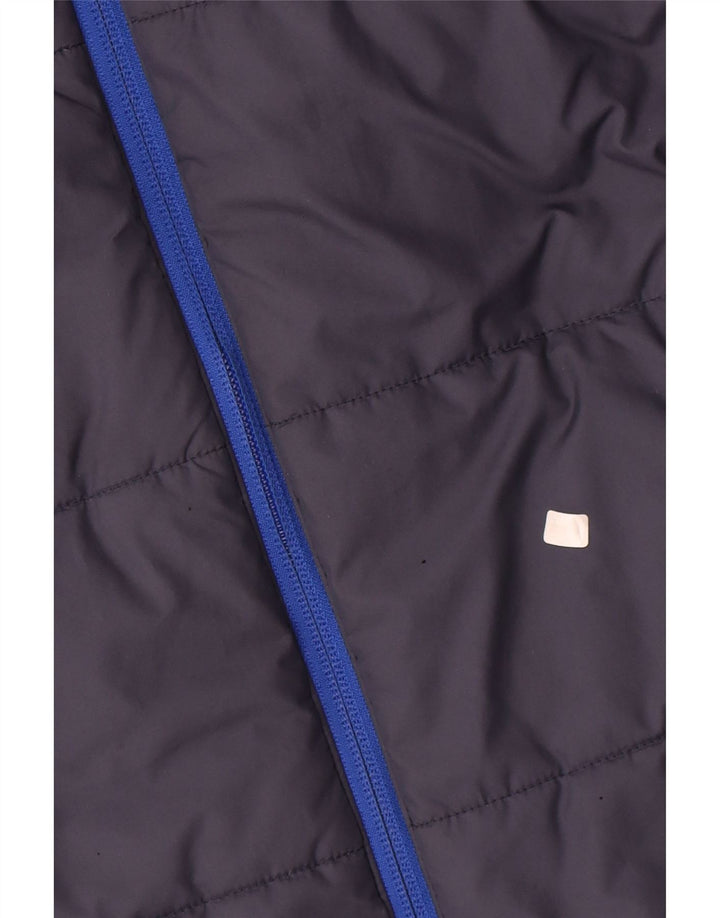 Adidas Veste matelassée à capuche pour garçon 13-14 ans Bleu Colorblock Polyester