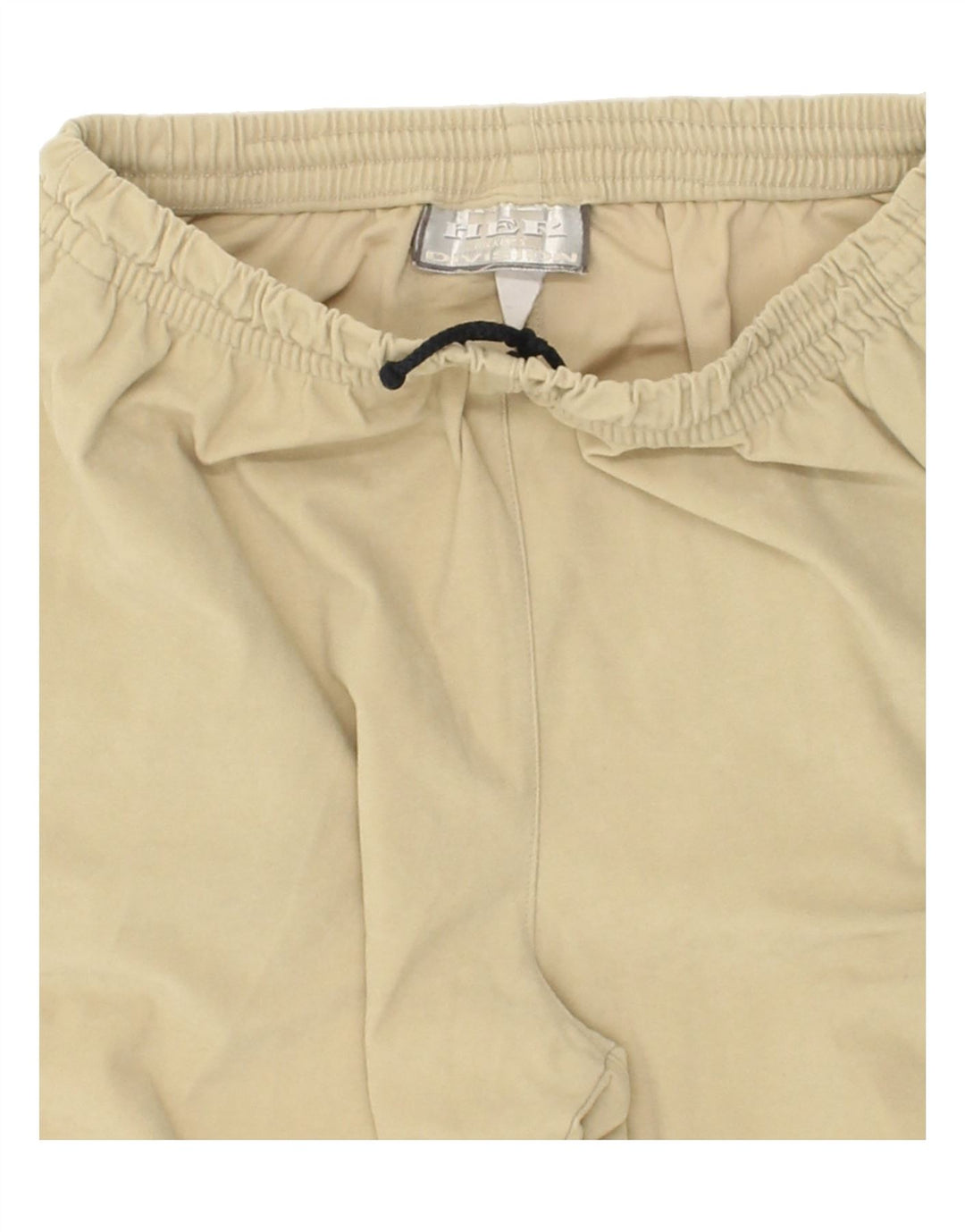 VINTAGE Womens Tracksuit Trousers Joggers UK 14 Medium Beige Vintage Vintage and Second-Hand Vintage from Messina Hembry 