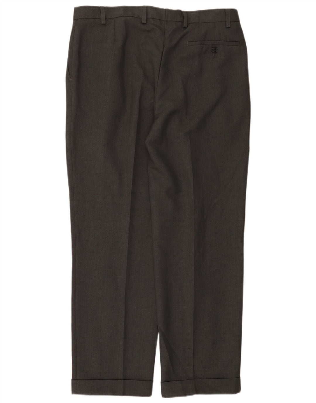 Marks & Spencer Pantalon de costume pour homme W36 L29 Gris Polyester