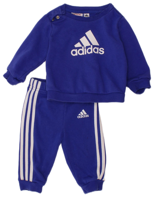 ADIDAS Survêtement complet graphique bébé garçon 3-6 mois bleu coton