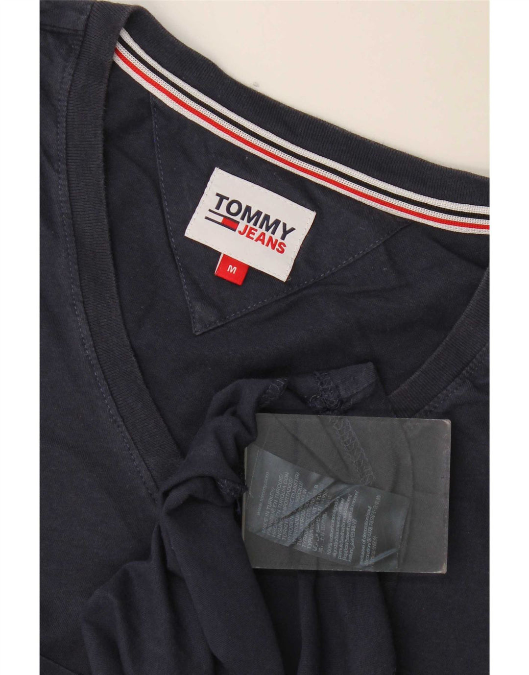 Tommy Hilfiger T-Shirt Homme Bleu Marine Moyen Coton