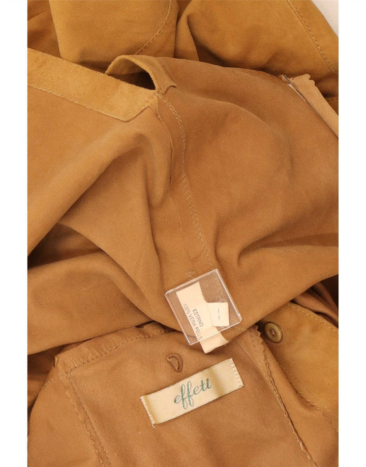Effeti Veste en Daim Femme IT 48 XL Cuir Beige