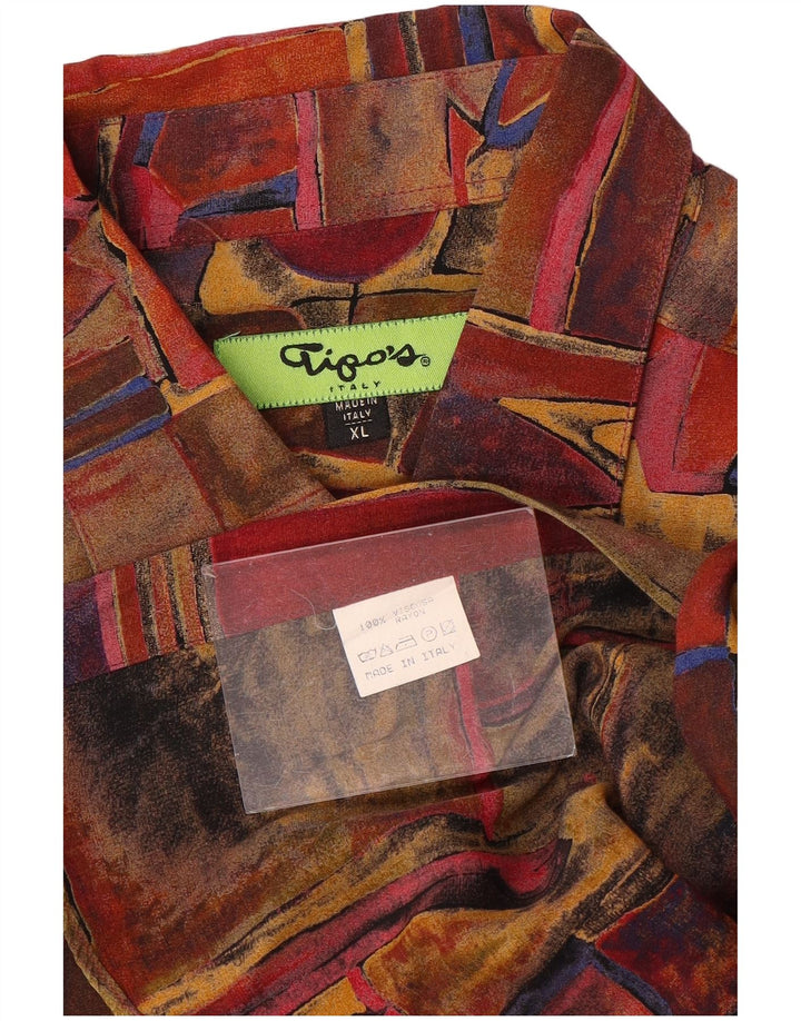 Tipo' S Chemise Manches Courtes Homme XL Patchwork Multicolore