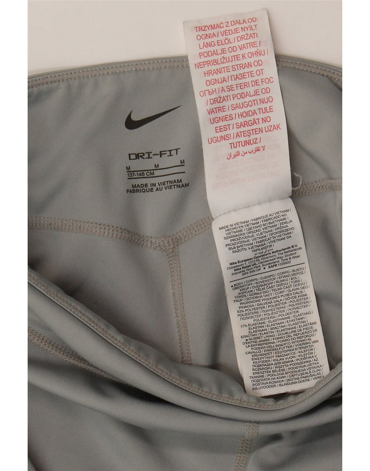 NIKE Legging Dri Fit fille 10-11 ans Polyester color block gris moyen