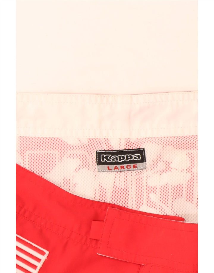 Kappa Short de Bain Graphique Homme Grand Rouge Floral Polyester