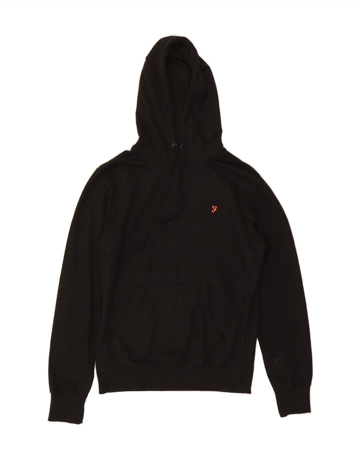 FARAH Mens Hoodie Jumper Medium Black Cotton Vintage Farah and Second-Hand Farah from Messina Hembry 