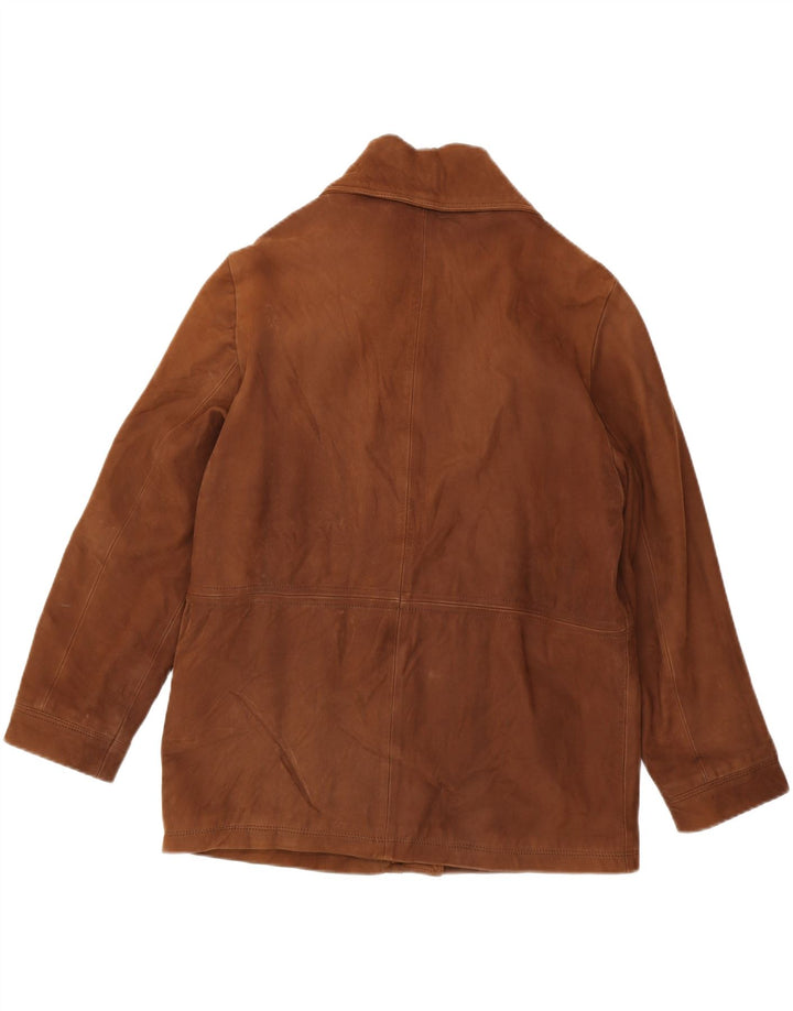 Conbipel Veste en cuir pour femme UK 14 Grand cuir marron