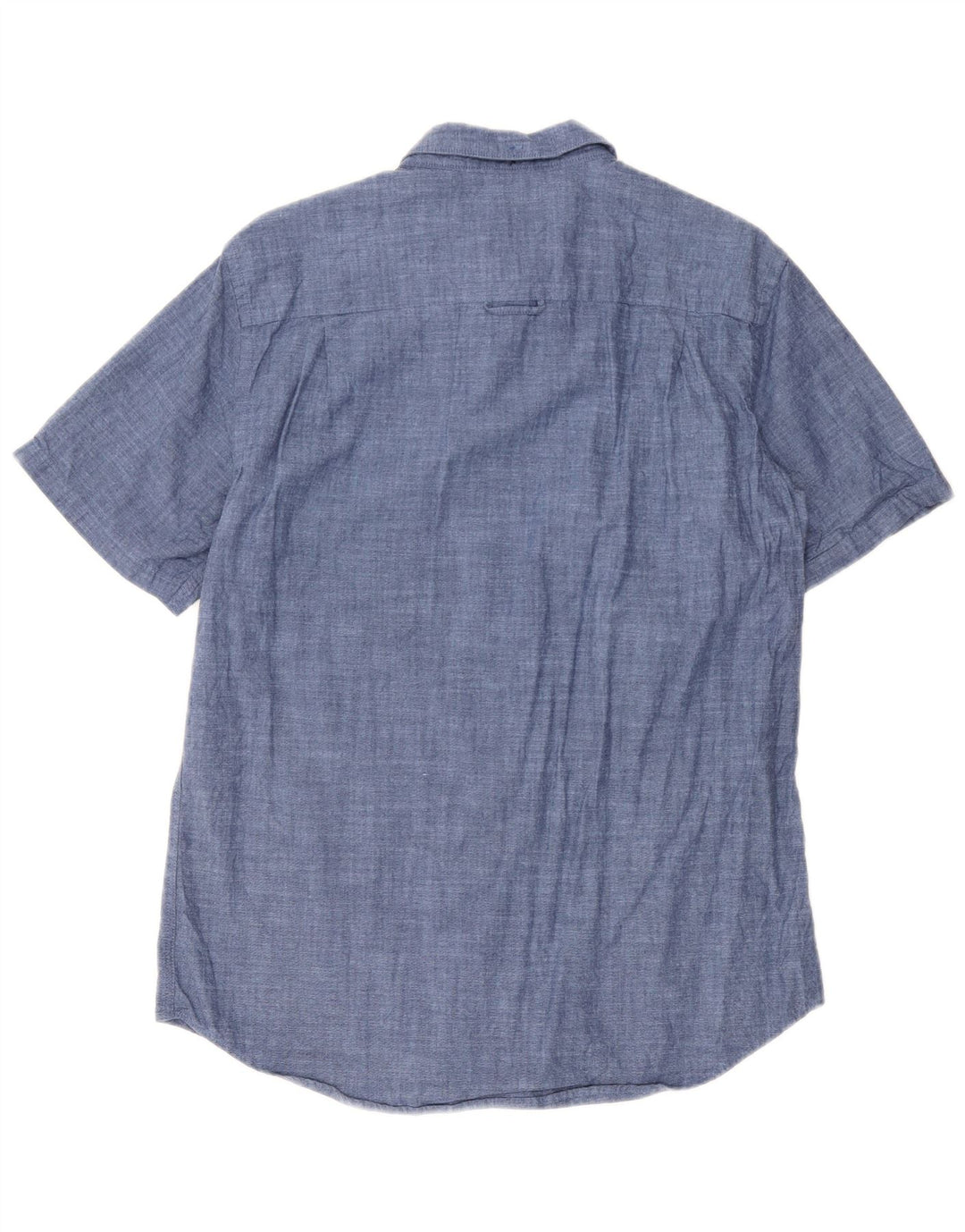 Hurley Chemise à manches courtes pour hommes en coton bleu moyen