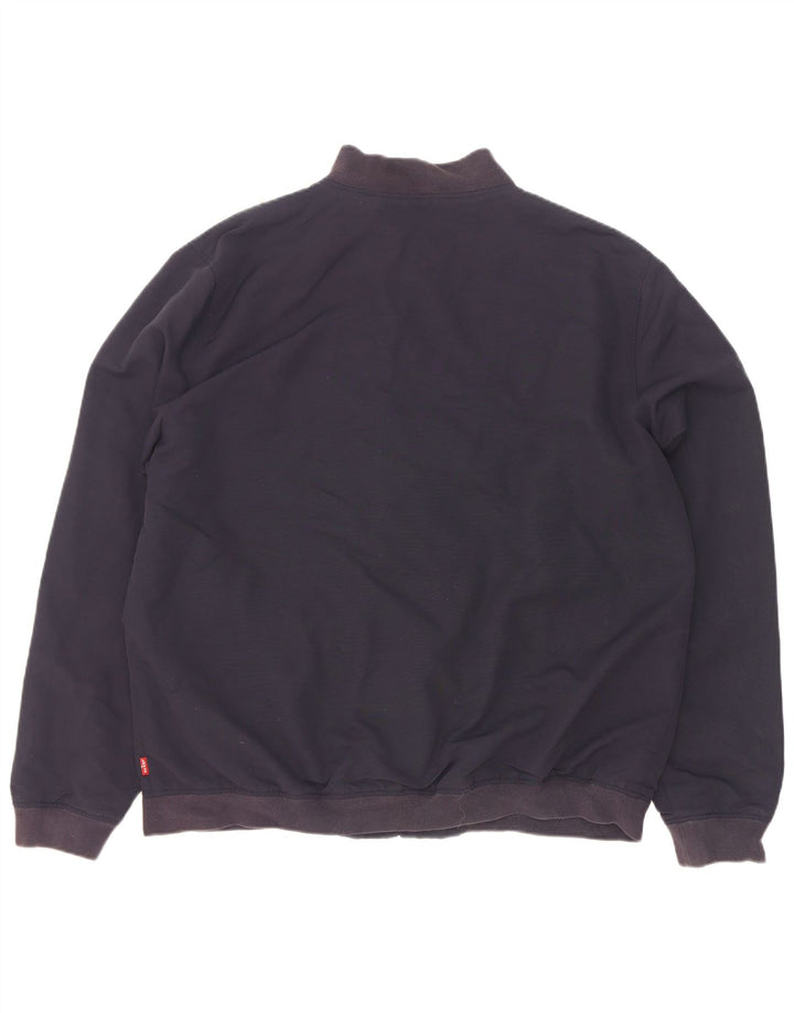 Levi's Veste Bomber Homme UK 42 XL Bleu Marine Polyamide