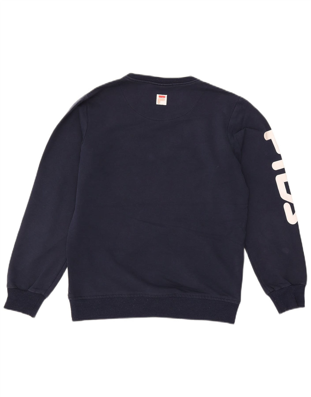 Fila Sweat-shirt graphique pour femme UK 16 Large Bleu marine Polyester
