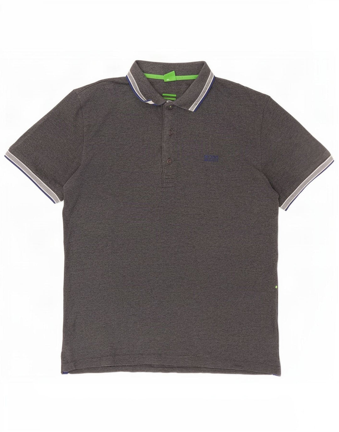 Hugo Boss Polo Homme Grand Gris Coton