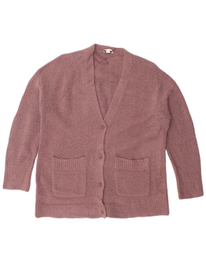Cos Pull cardigan surdimensionné pour femme UK 10 Petite laine d'alpaga rose