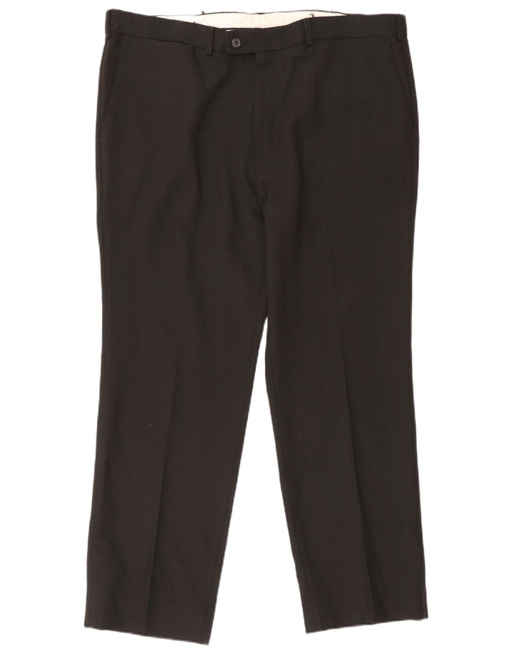 Farah Pantalon de Costume Droit Homme W42 L30 Noir
