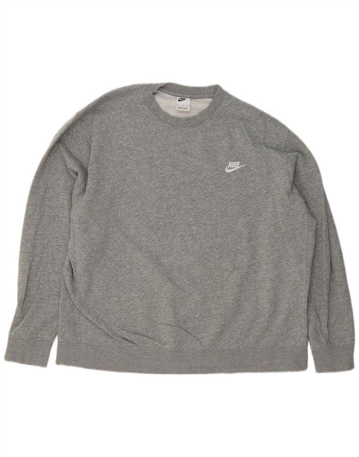 Nike Homme Sweatshirt Jumper XL Gris Coton