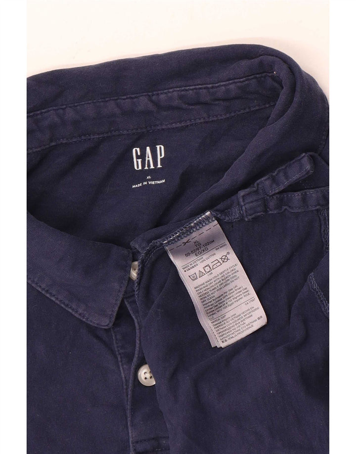 Polo Homme Gap XL Bleu Marine Coton