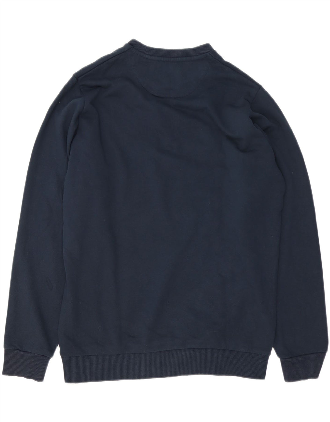 Lyle & Scott Sweat-Shirt Boxy Graphic Homme Bleu Marine Moyen Coton
