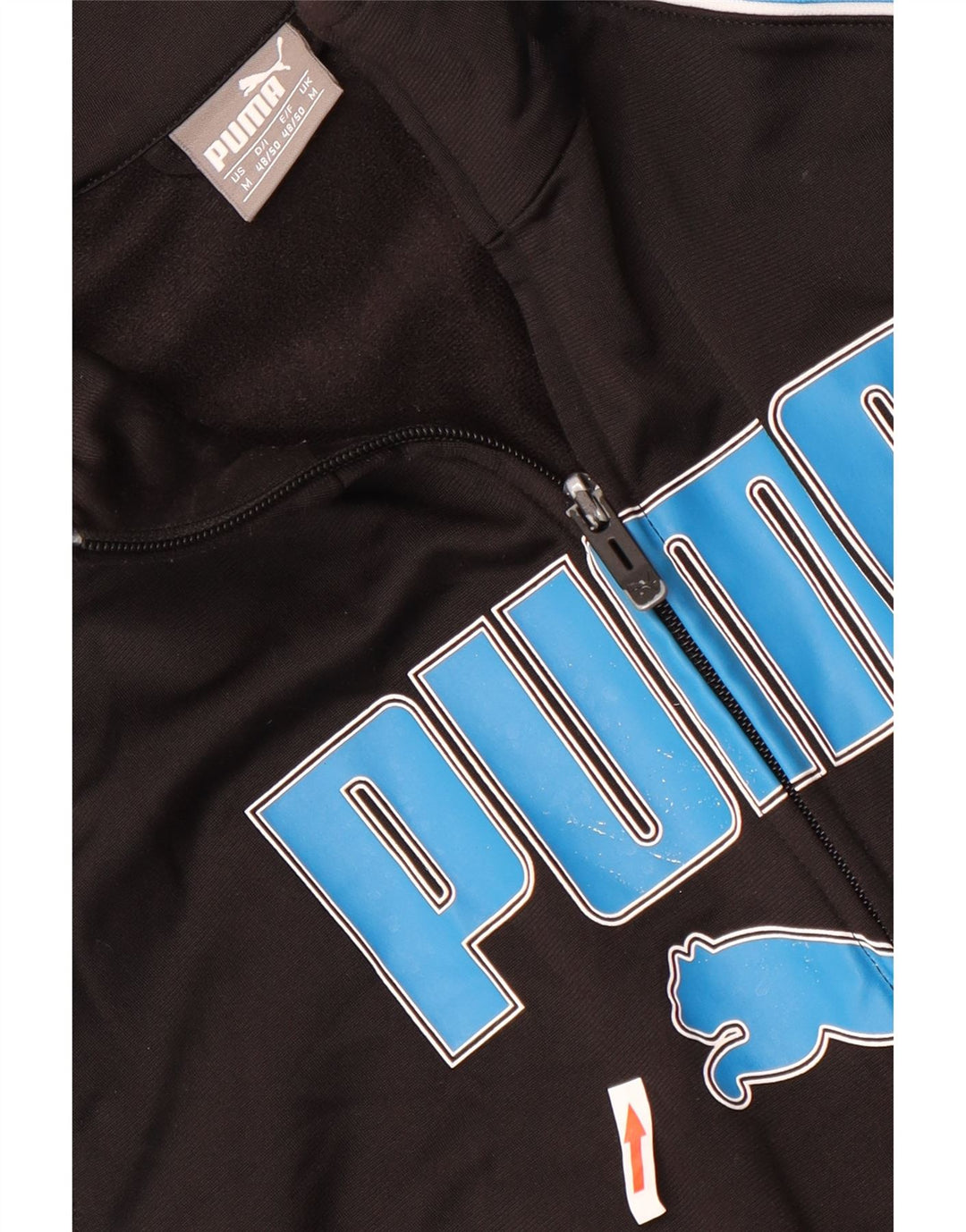 Puma Veste de Survêtement Graphique Homme Noir Moyen Polyester Colorblock
