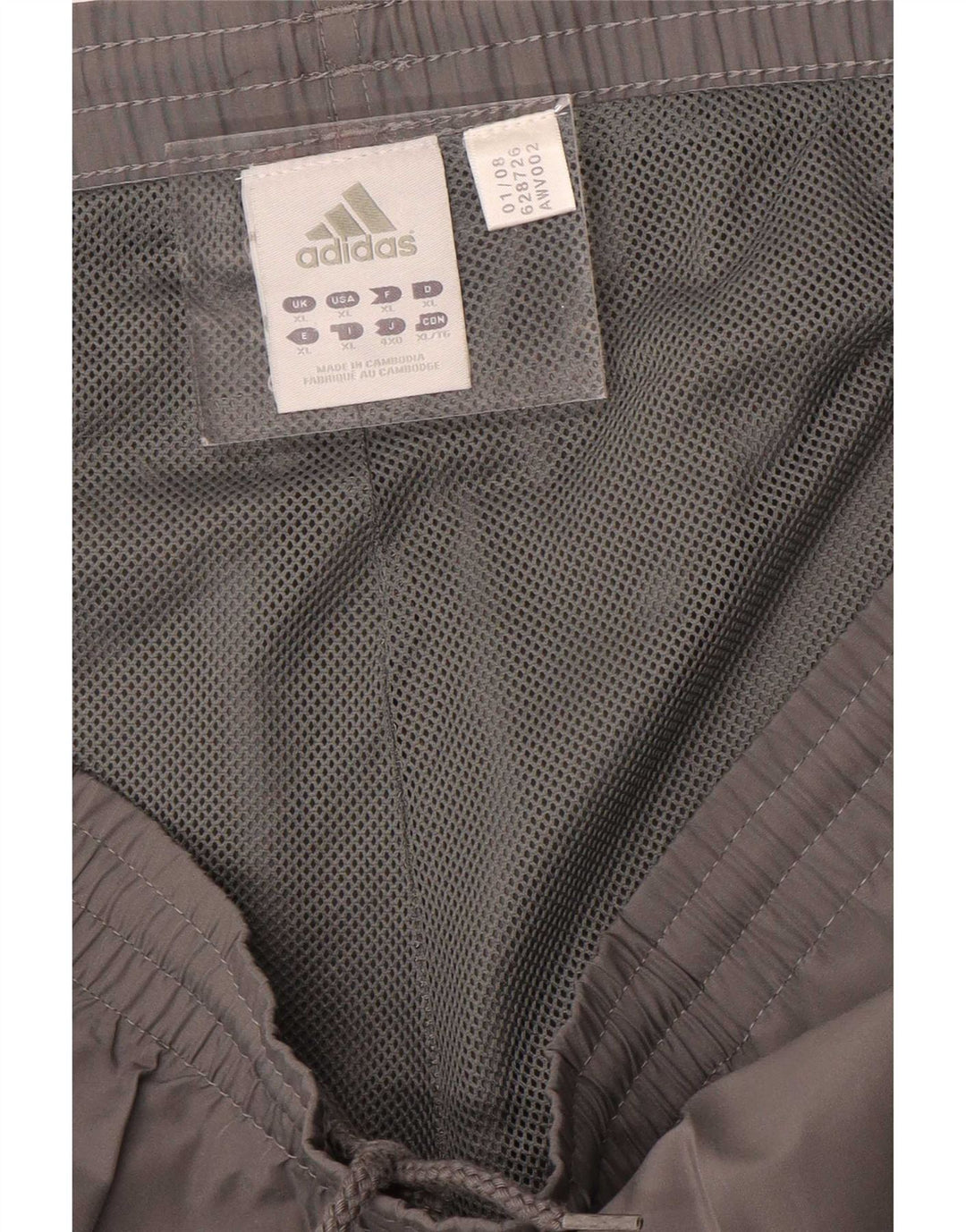 Adidas Pantalon de survêtement pour homme XL Gris