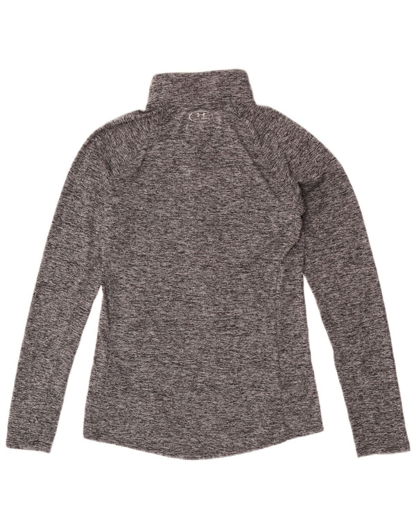 Under Armour Haut de Survêtement Heat Gear Pullover Homme Gris Moucheté