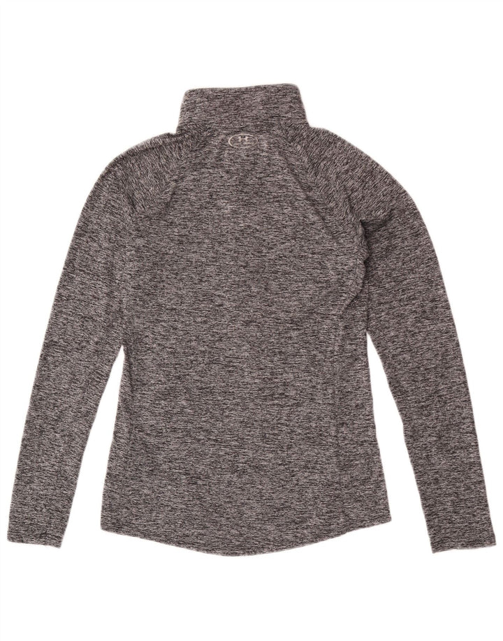 Under Armour Haut de Survêtement Heat Gear Pullover Homme Gris Moucheté
