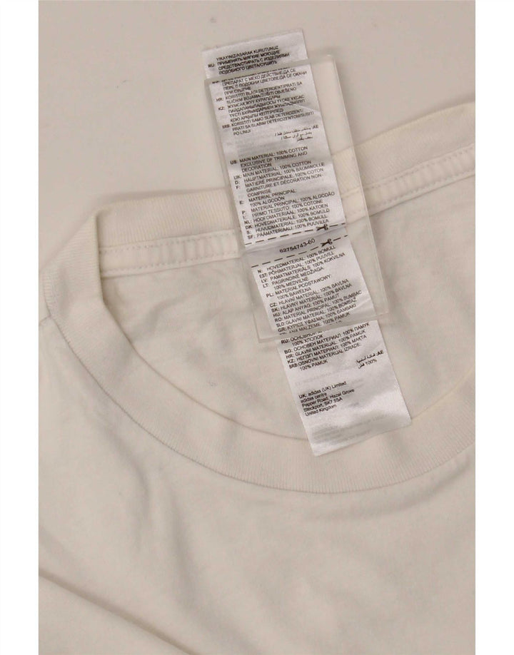 Adidas T-Shirt Homme Haut Grand Coton Blanc