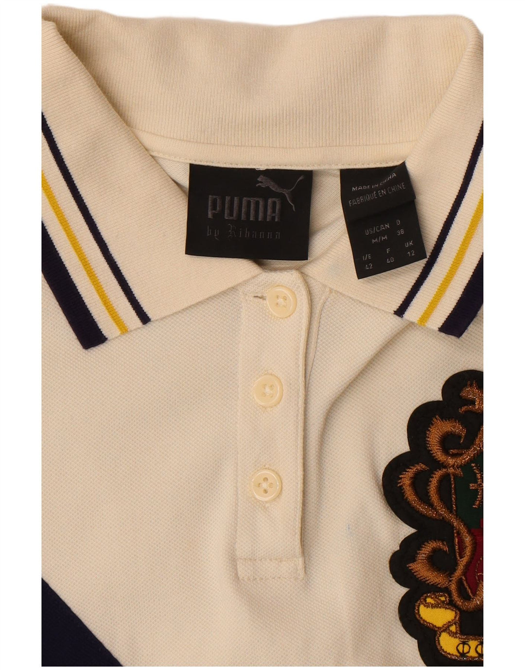 Puma Robe Polo Femme UK 12 Beige Moyen