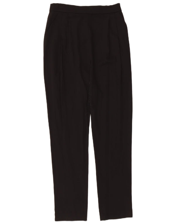 Reiss Pantalon décontracté pour femme UK 8 Small W28 L29 Noir Viscose