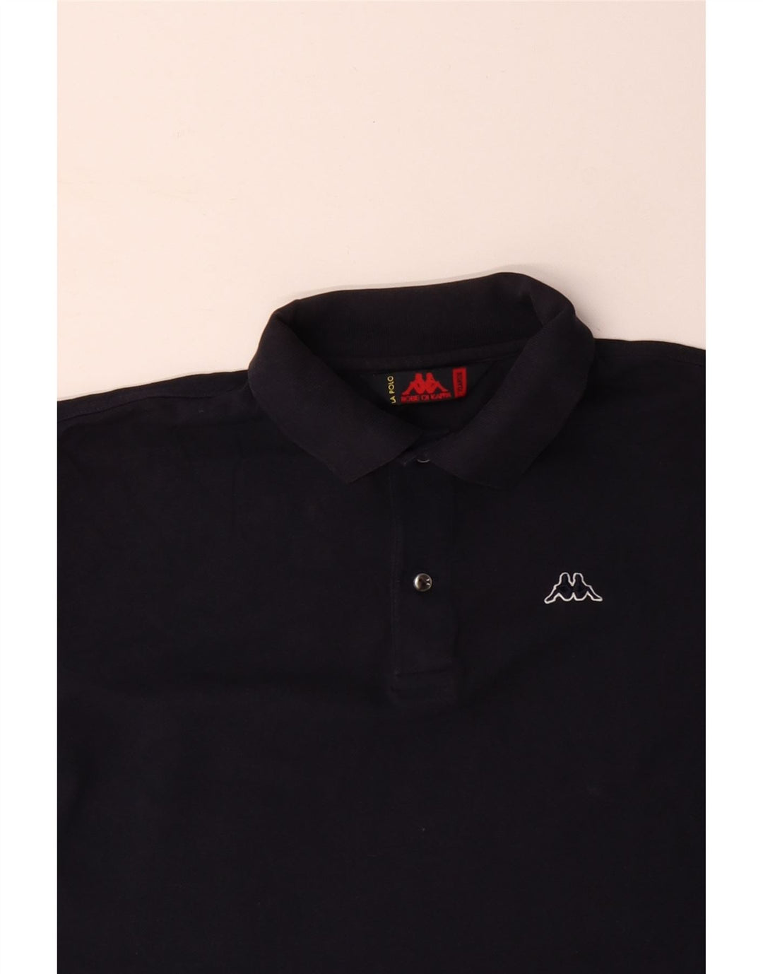 KAPPA Polo Homme XL Bleu Marine Coton
