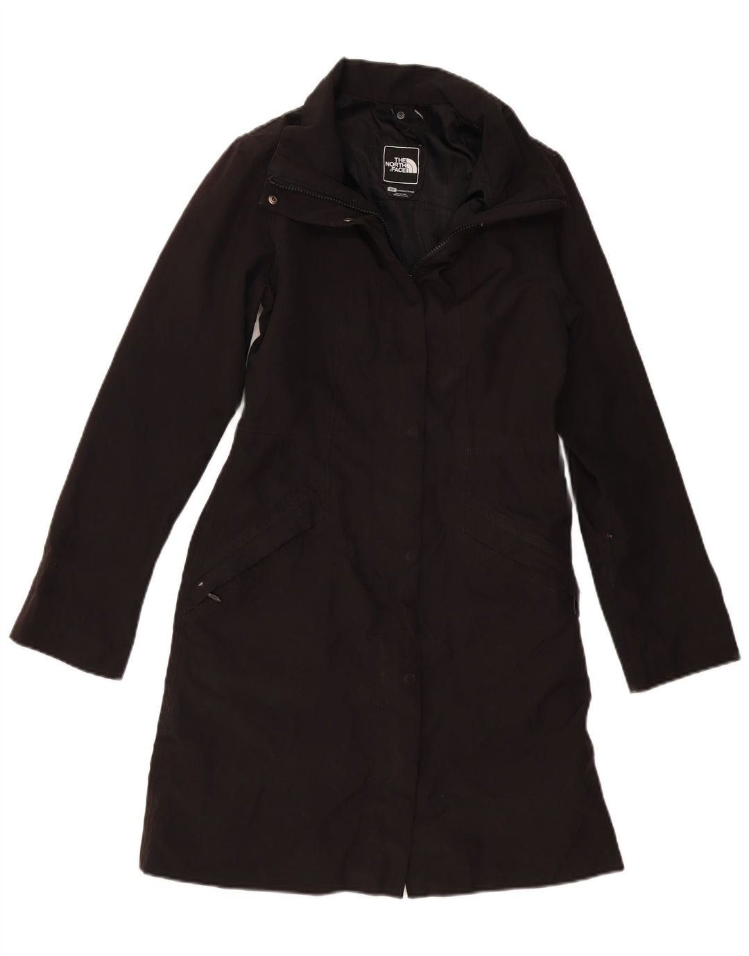 THE NORTH FACE Manteau coupe-vent pour femme UK 10 Petit Noir Polyester