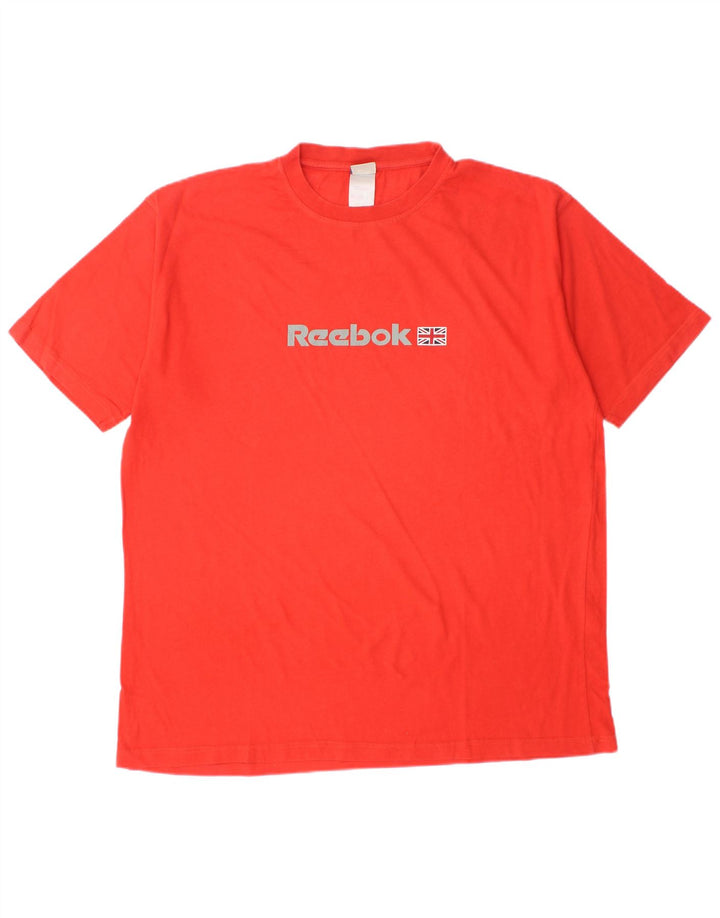 REEBOK T-Shirt Graphique Homme Grand Rouge Coton