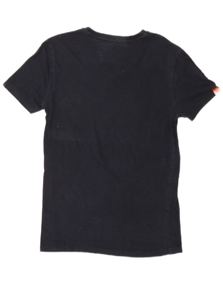 Superdry T-Shirt Top XS Bleu Marine Homme