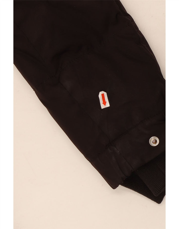 Tommy Hilfiger Manteau rembourré à capuche pour femme UK 14 Marron moyen Polyester