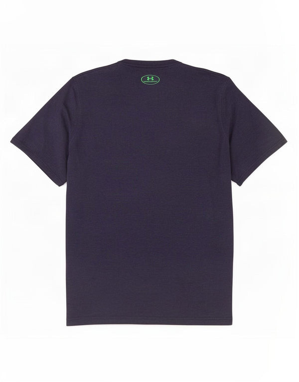 Under Armour T-Shirt Heat Gear Graphic Homme Bleu Marine XL