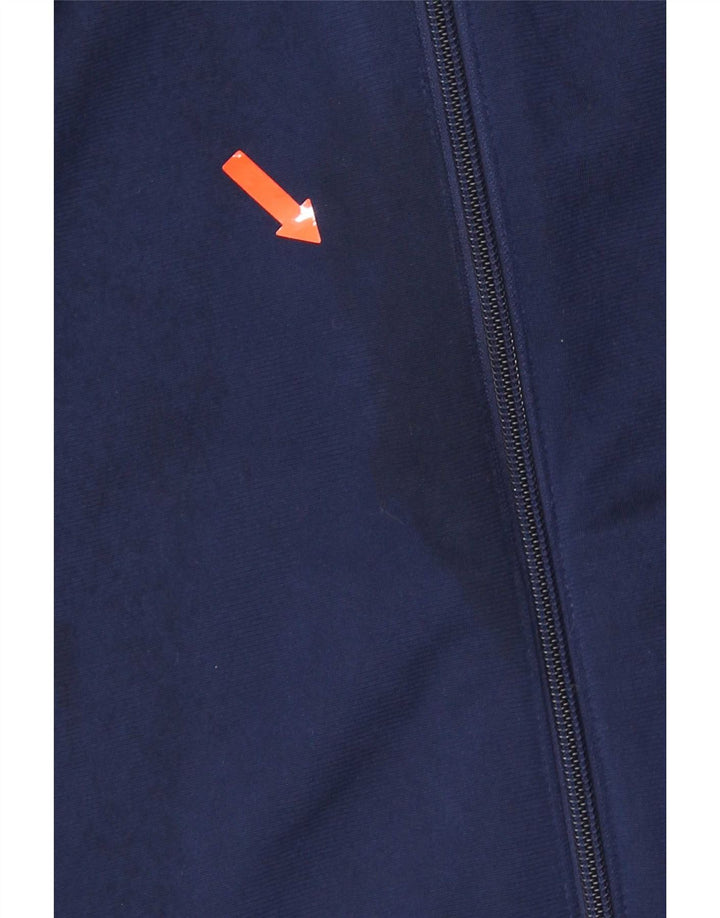 Adidas Veste de survêtement pour homme Taille L Bleu marine Colorblock Polyester
