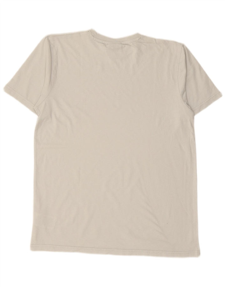 ELLESSE T-Shirt Graphique Homme Gris Moyen Coton