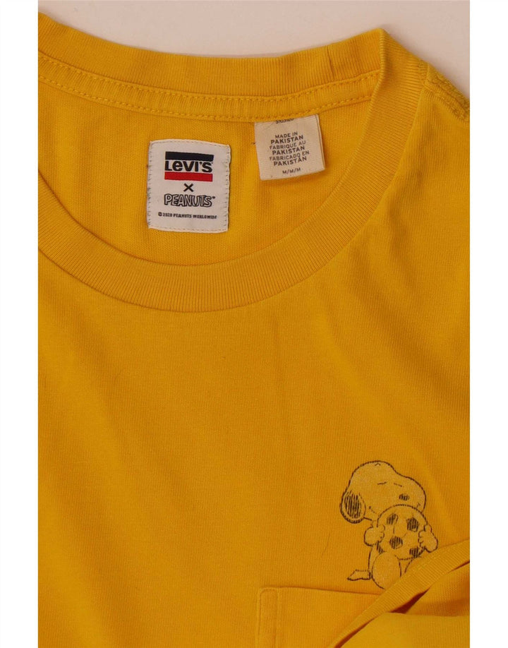 Levi's Tee-Shirt Peanuts Homme Jaune Moyen