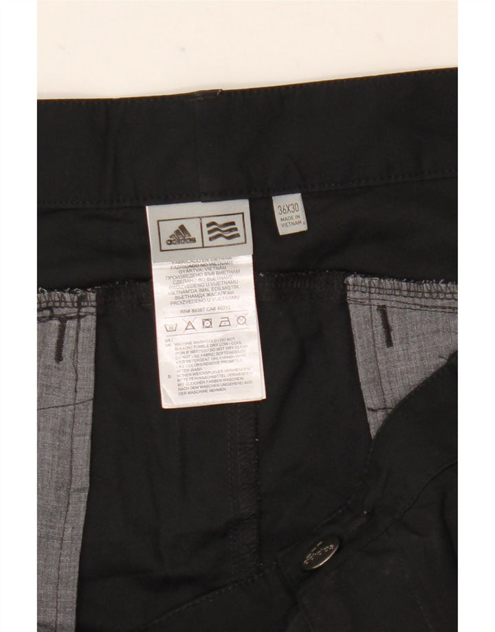 Adidas Pantalon Chino Slim Homme W36 L30 Noir Polyester