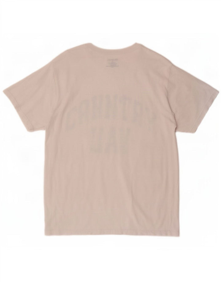 Champion T-Shirt Graphique Homme Blanc Moyen Coton