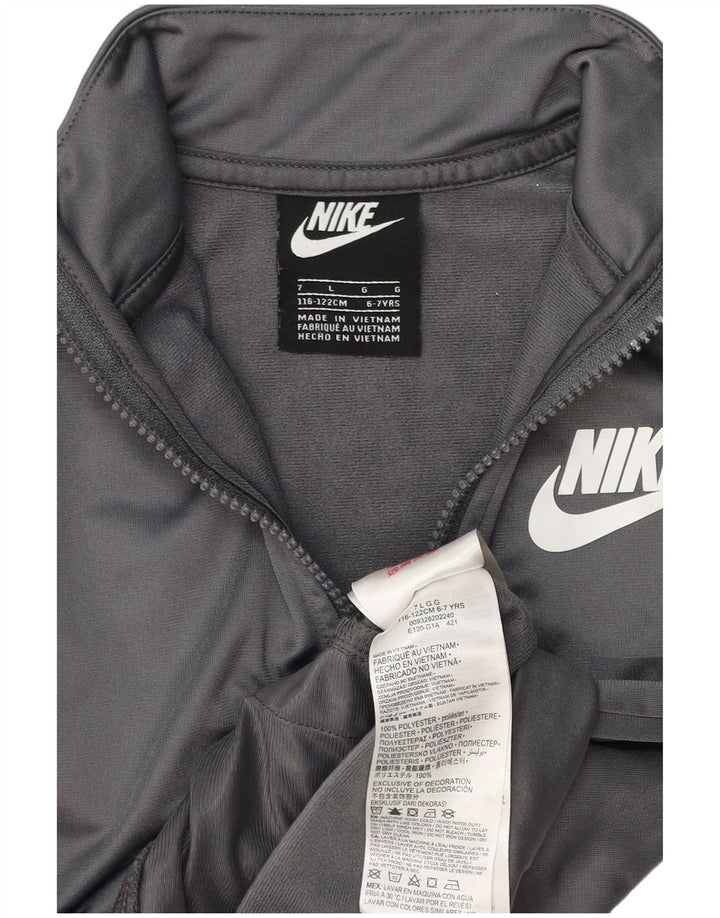 Veste de survêtement Nike Garçon 6-7 ans Grand Gris Polyester