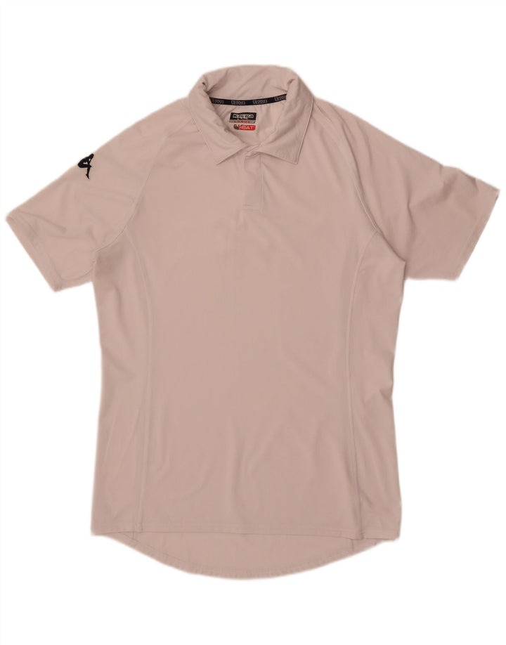 Kappa Polo Graphique Homme Grand Blanc