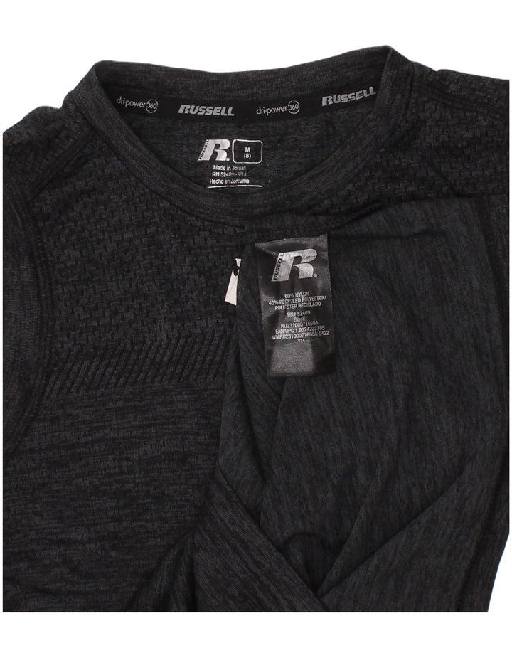 RUSSELL ATHLETIC Débardeur Dri-Power pour Garçon 7-8 Ans Gris Moyen Chiné