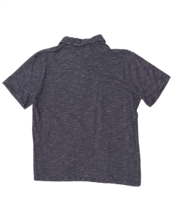 Carrera Polo Homme Petite Rayure Bleu Marine