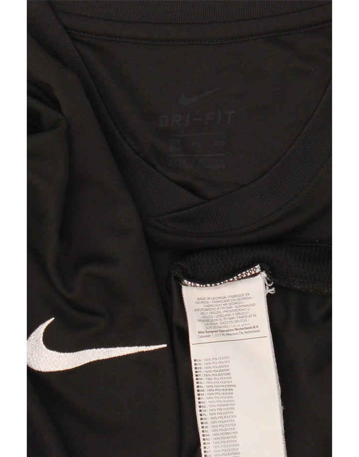Nike Hommes Dri Fit T-Shirt Haut 2XL Noir Polyester