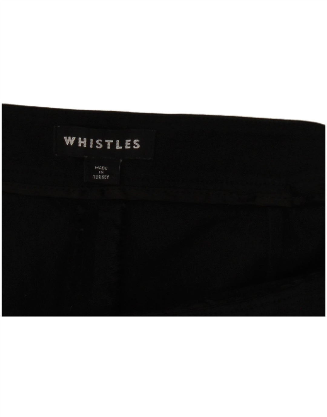 Whistles Pantalon décontracté droit pour femme W28 L26 Noir