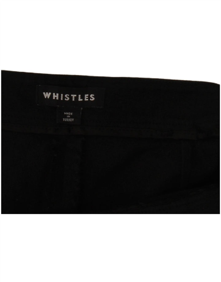Whistles Pantalon décontracté droit pour femme W28 L26 Noir