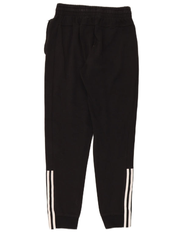 Adidas Pantalon de survêtement pour femme Joggers UK 8/10 Petit coton noir