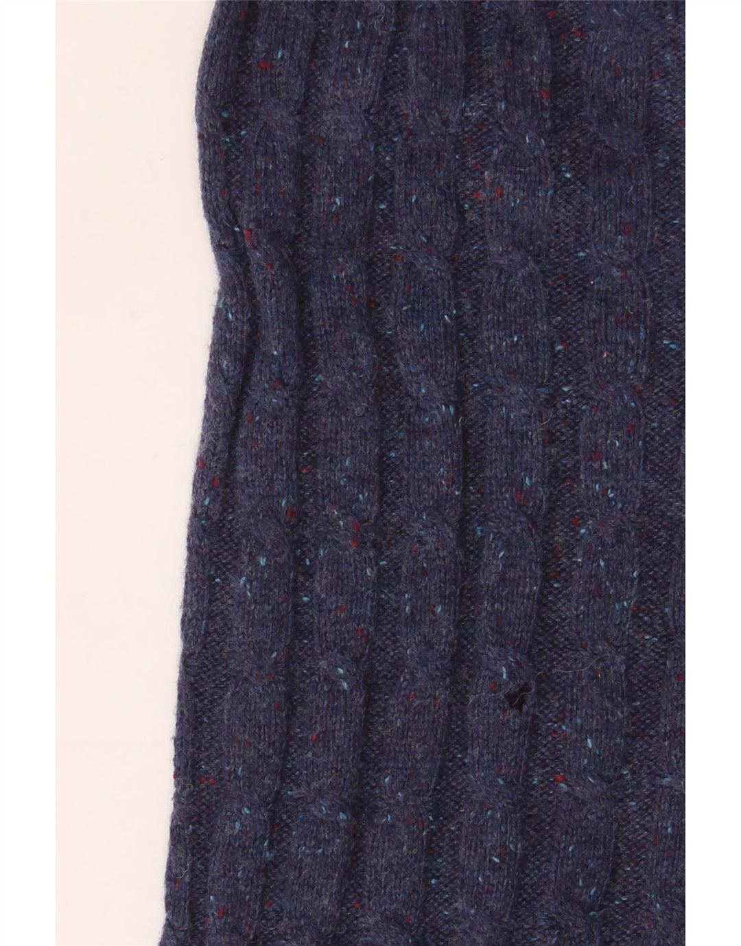 JACK WILLS Pull à col rond pour homme, grand, bleu marine moucheté