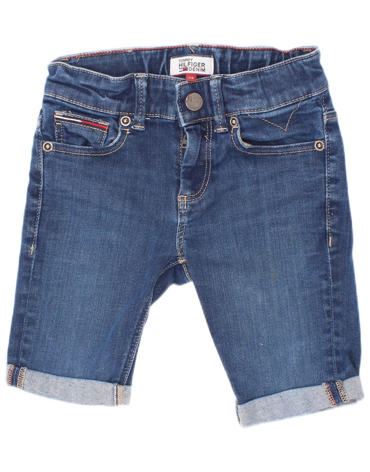 Tommy Hilfiger Short en jean garçon 4-5 ans W20 Bleu